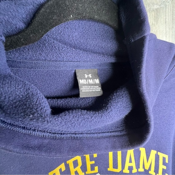 Notre Dame Under Armour Pullover Sweatshirt - Picture 2 of 4
